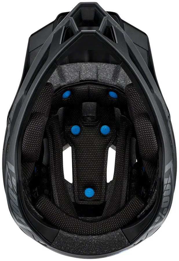 100% Trajecta Full Face Helmet with Fidlock - Black, X-Large