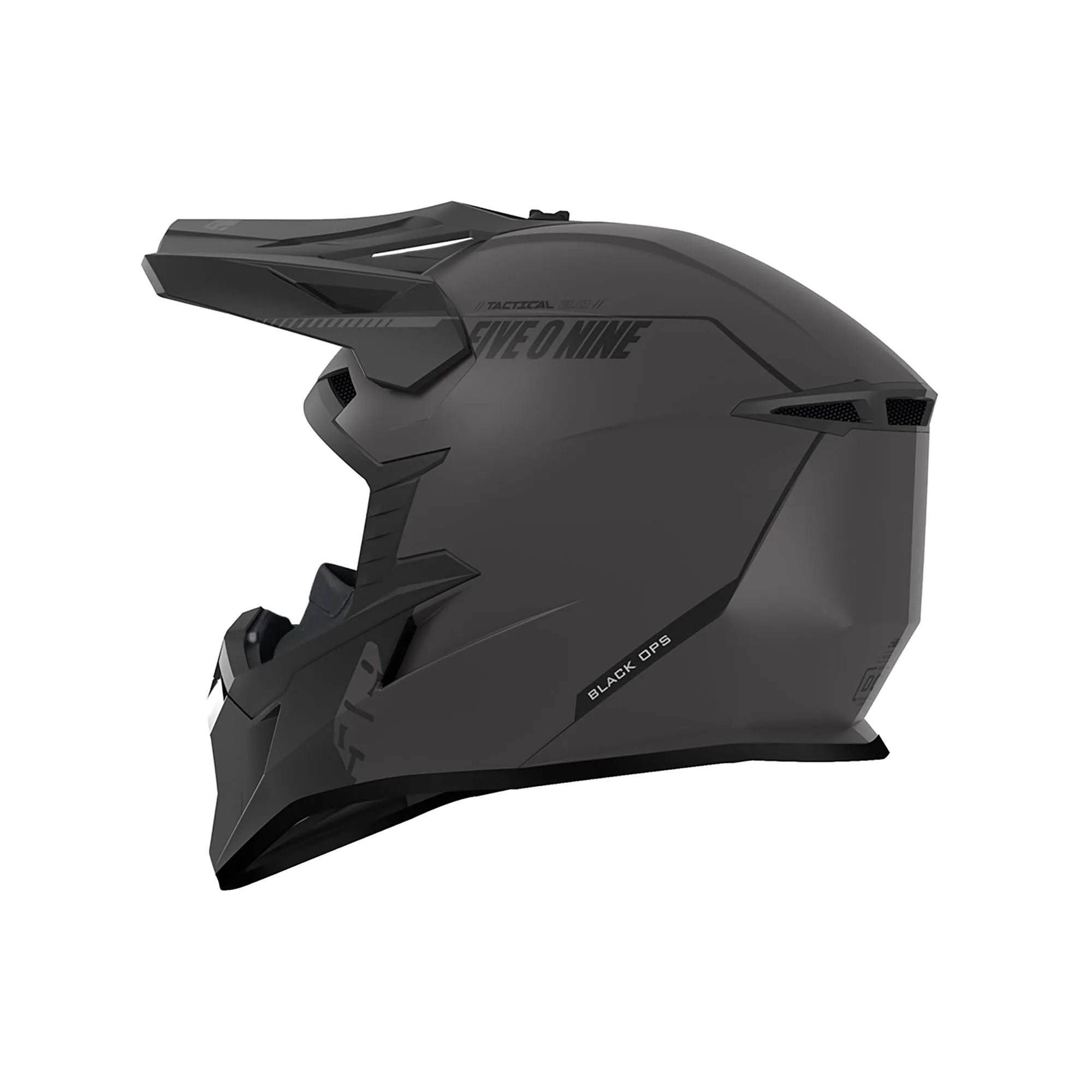 509  Tactical 2.0 Snowmobile Helmet w Fidlock Strap VEES Venturi Vent Black Ops FMVSS 218