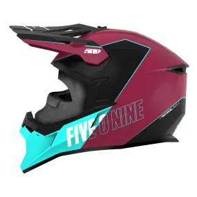 509  Youth Tactical 2.0 Snowmobile Helmet DOT ECE Injection Molded Teal Maroon