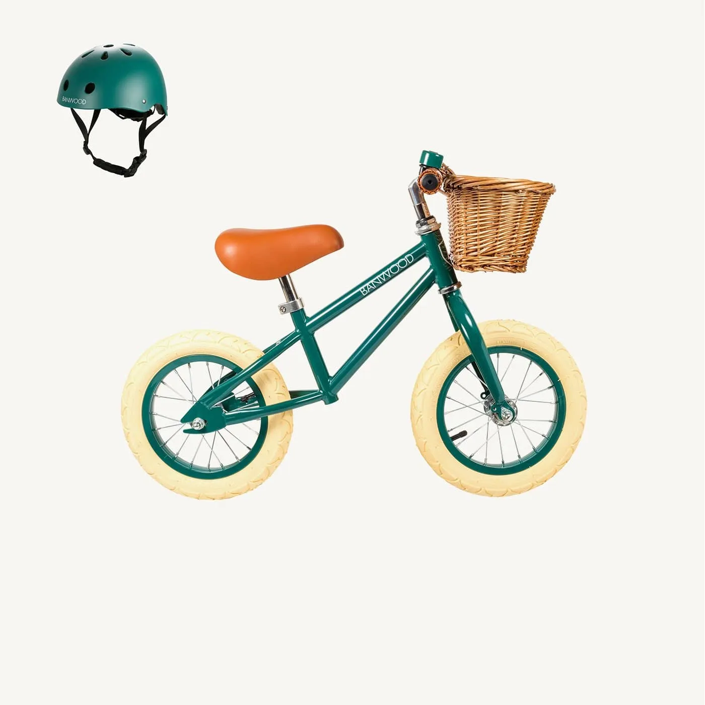 Banwood First Go Balance Bike - Dark Green