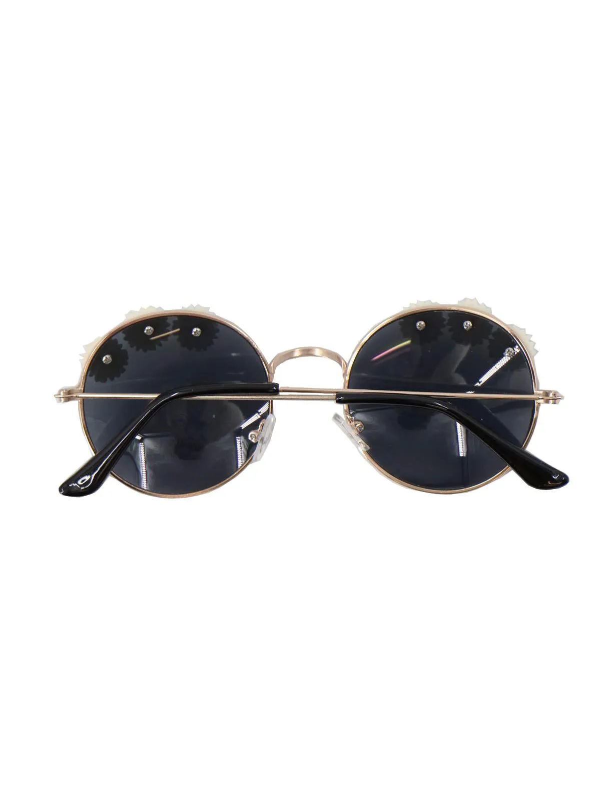 Daisy Trim Round Retro Sunglasses