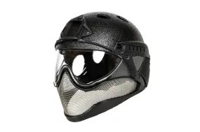 Full Face First Helmet Black Textured