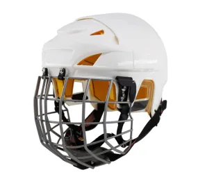 Full face shield ice hockey helmet