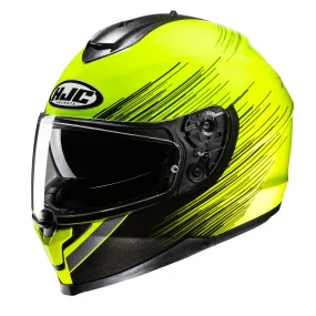 HJC C70N Sway MC3H Yellow Motorcycle Helmet