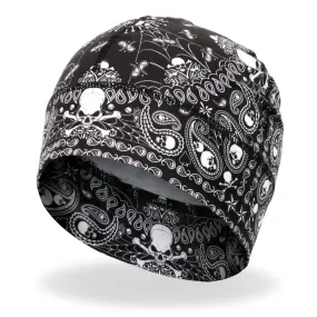 Hot Leathers Skull Paisley Helmet Liner KHC4007