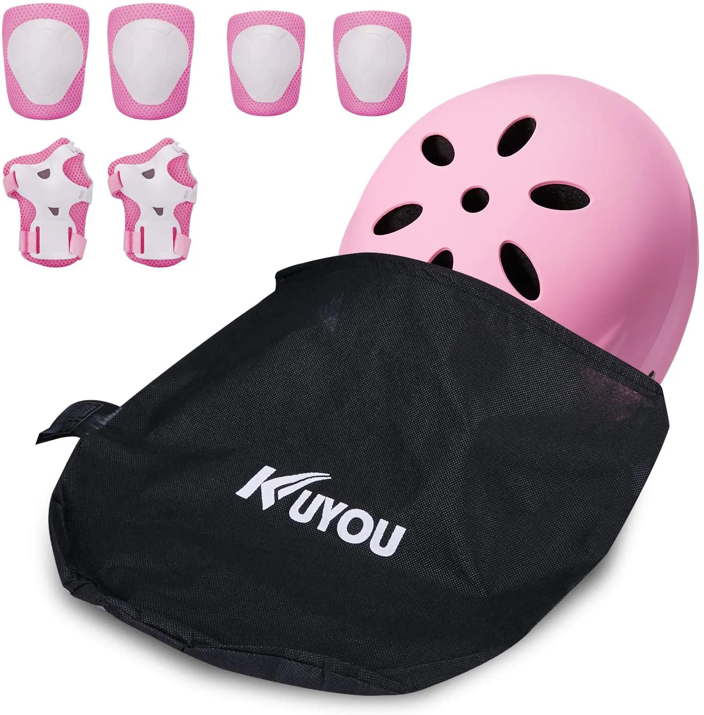 Kid Bike Helmet Knee Pads and Elbow Pads Set