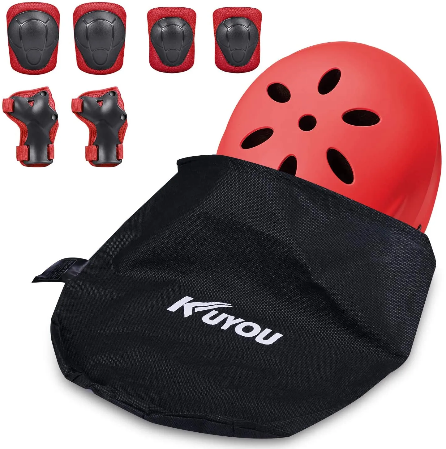 Kid Bike Helmet Knee Pads and Elbow Pads Set