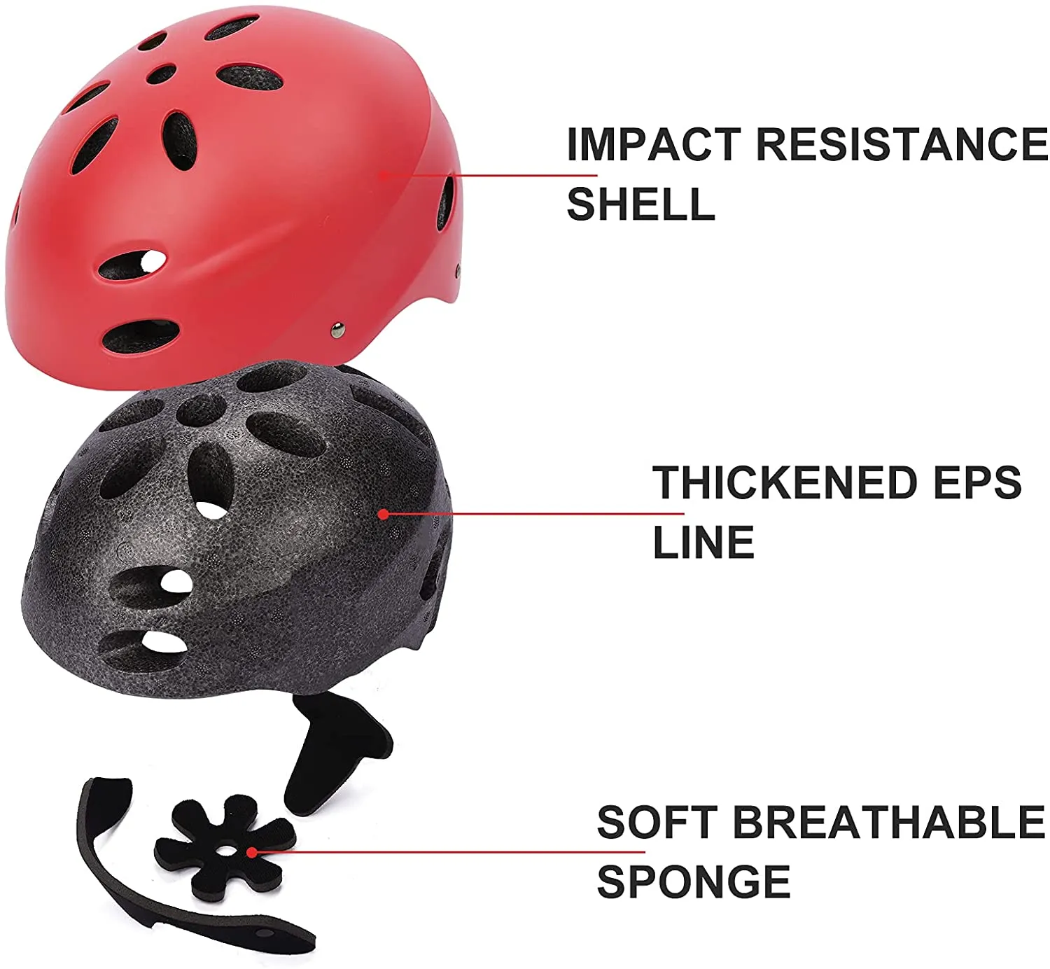 Kid Bike Helmet Knee Pads and Elbow Pads Set