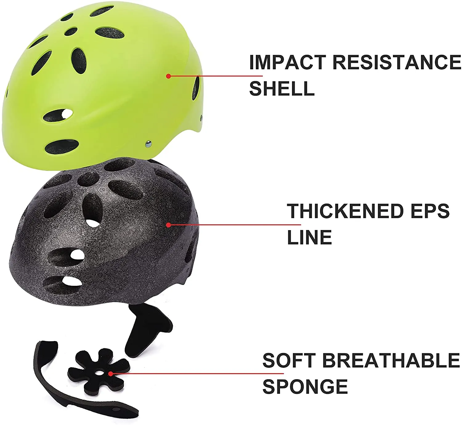 Kid Bike Helmet Knee Pads and Elbow Pads Set