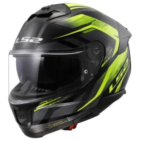 Ls2 Ff808 Stream Full Face Helmets  Fury Black H-V Yellow-06