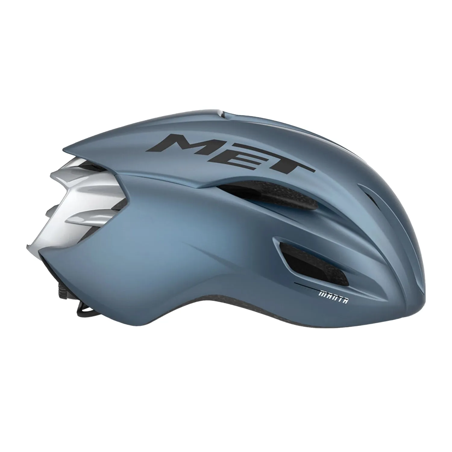 MET Cycling Helmet Manta MIPS - Navy/Silver Matt