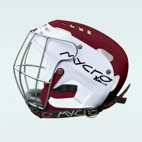 Mycro hurling Helmet Maroon/White