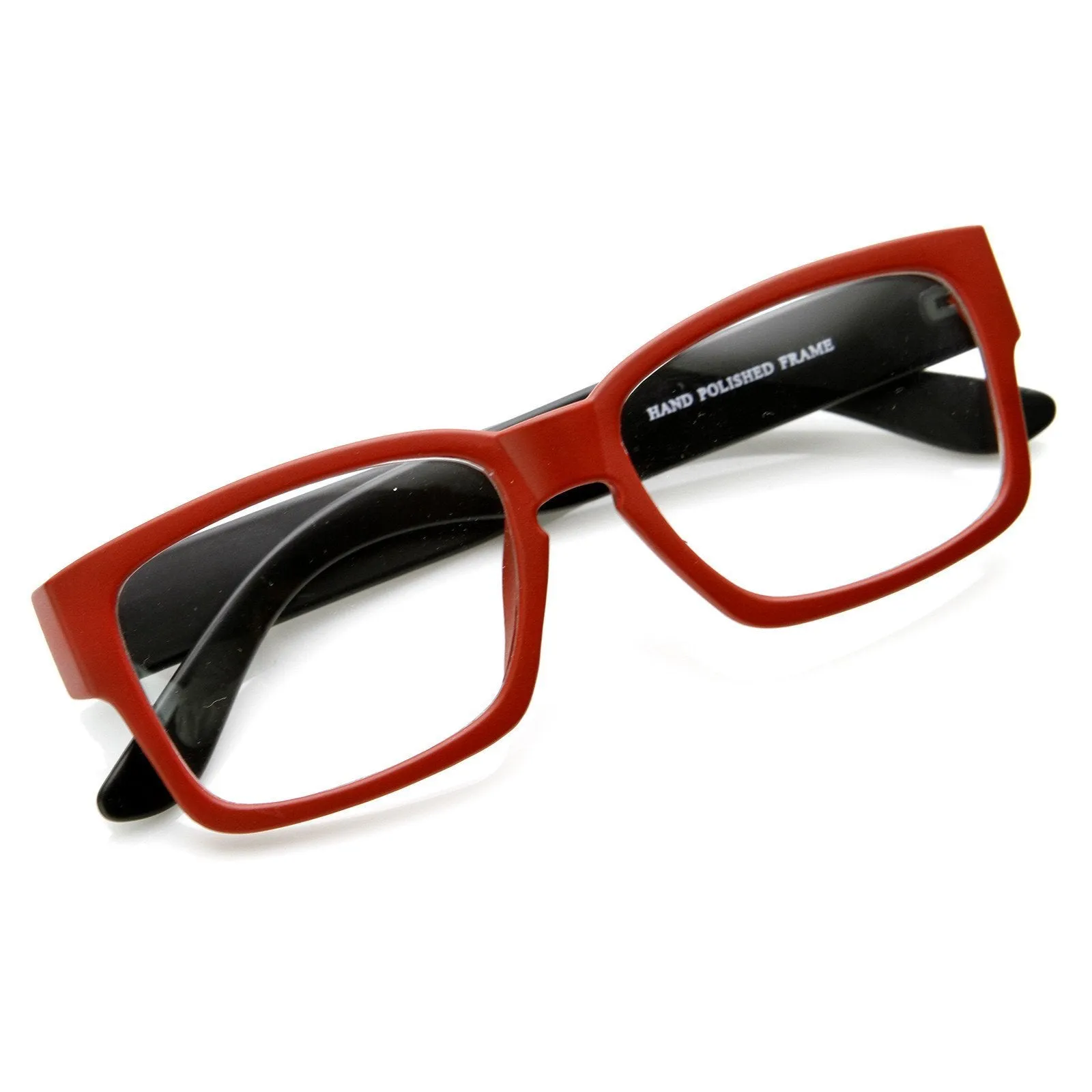 New Modern Two Tone Color Square Optical Frame Glasses