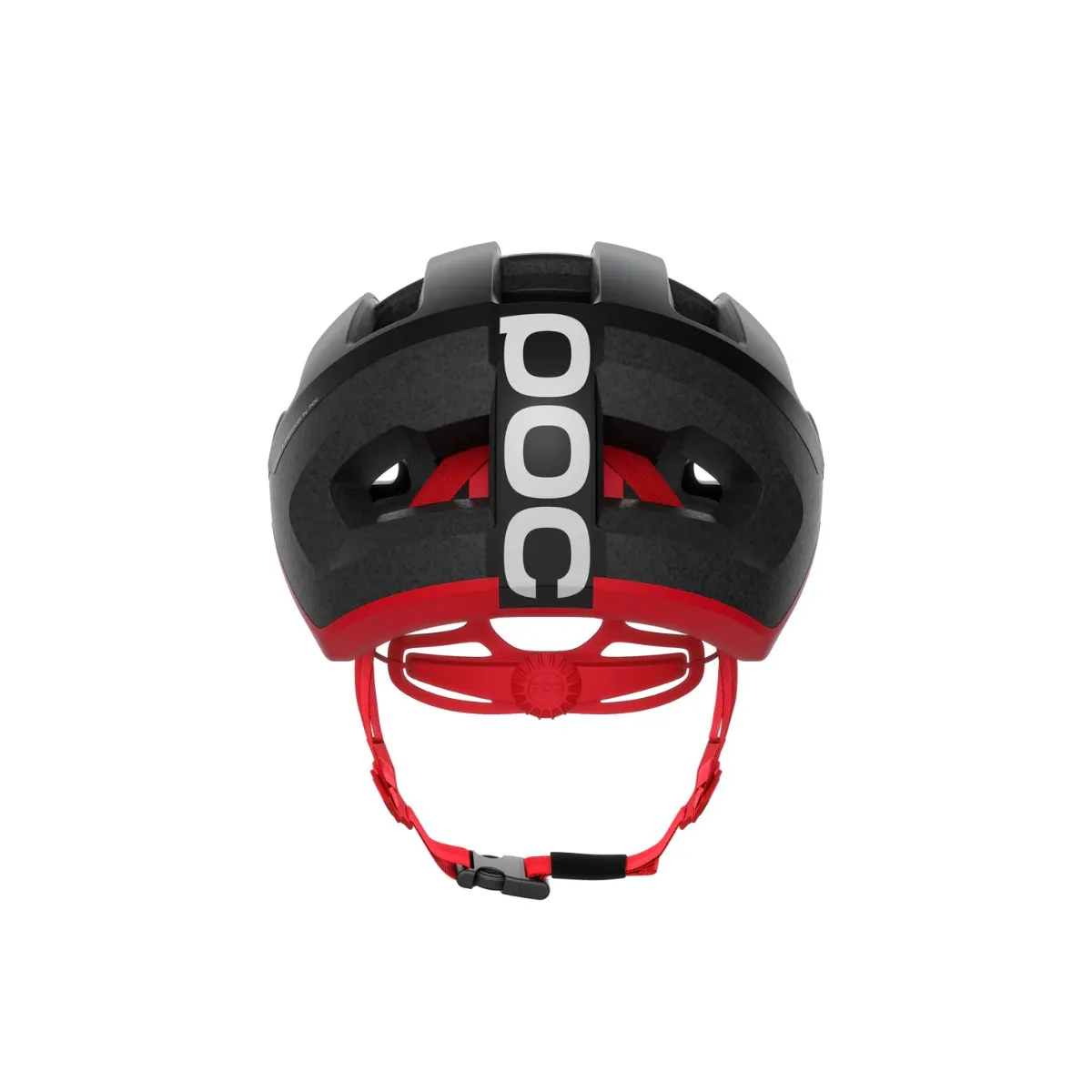 POC Omne Lite Helmet Matte Black Red