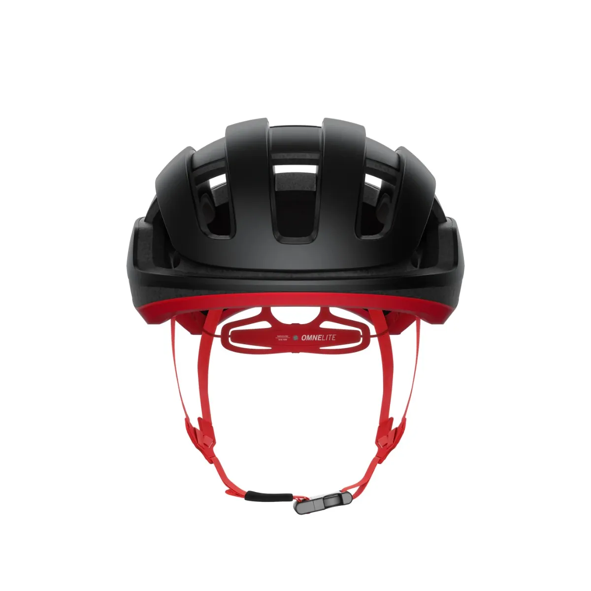 POC Omne Lite Helmet Matte Black Red