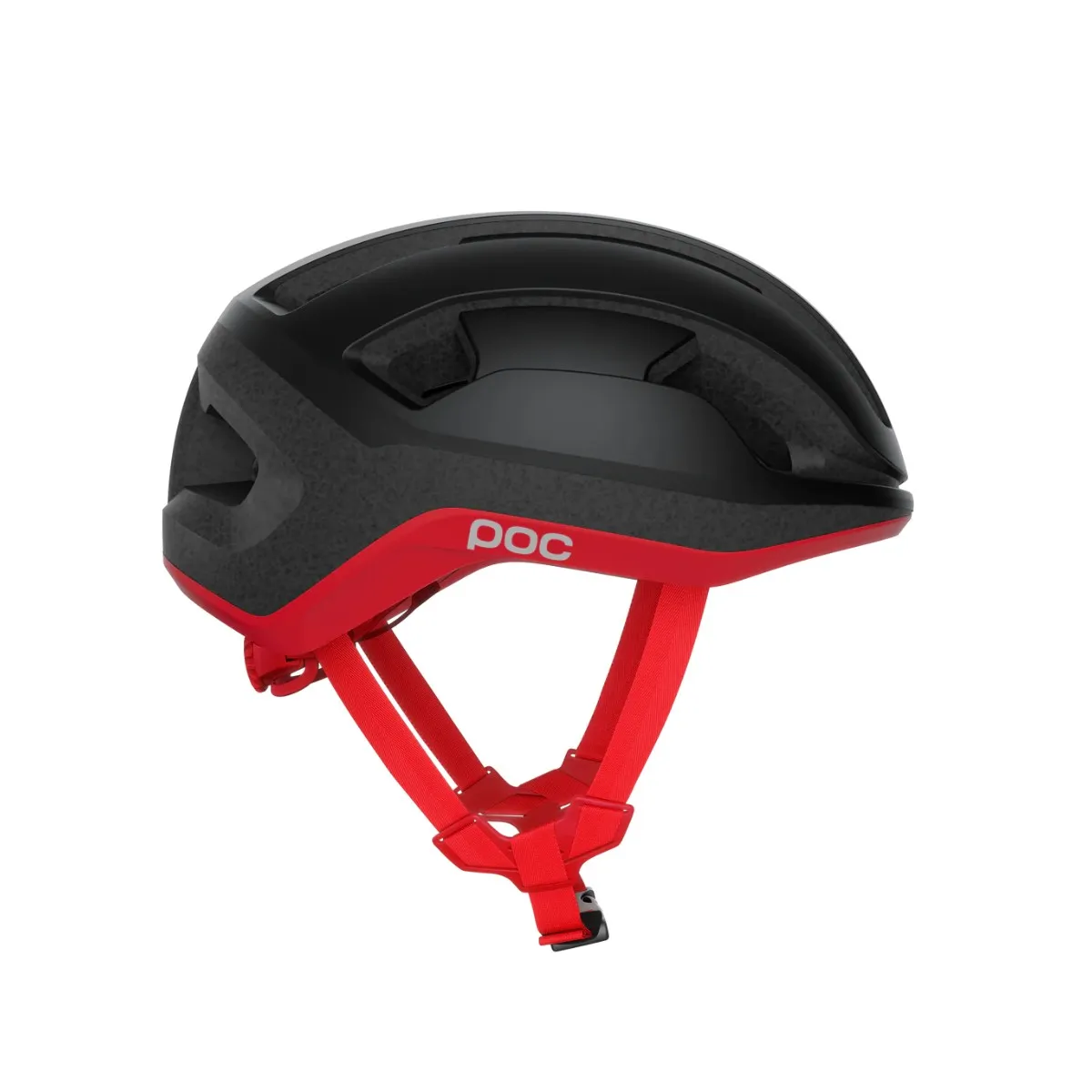 POC Omne Lite Helmet Matte Black Red