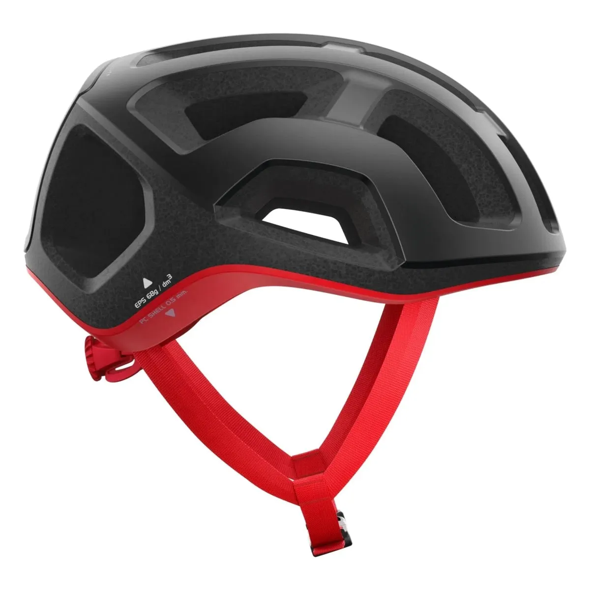 POC Ventral Lite Cycling Helmet - Uranium Black/Red