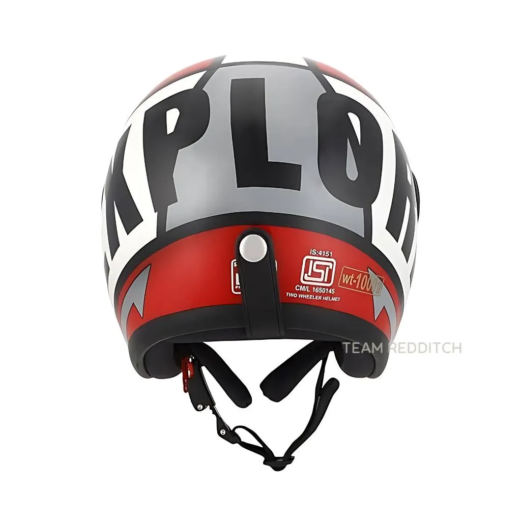 ROYAL ENFIELD HELMET COLOR BLOCK EXPLORE RED