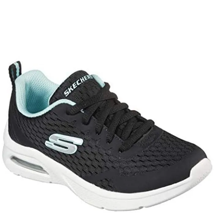 Skechers Microspec Max Electric Jumps Black Lace Up Trainer