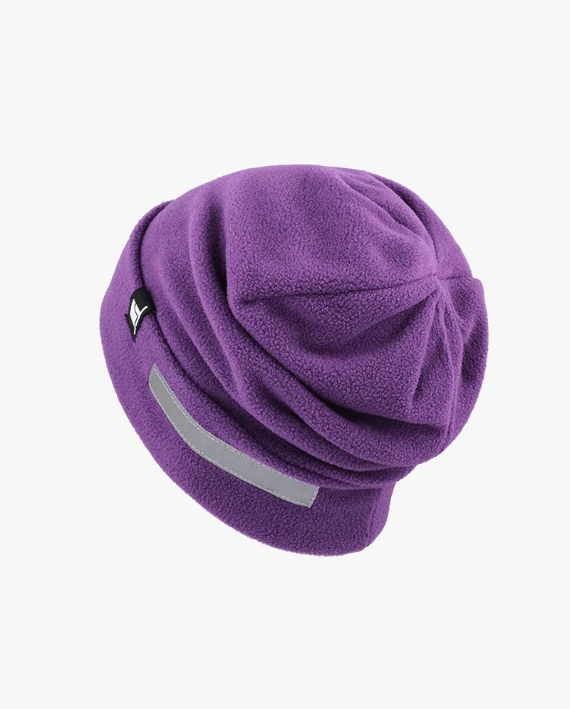 The Hat Depot - Reflective Safety Fleece Beanie