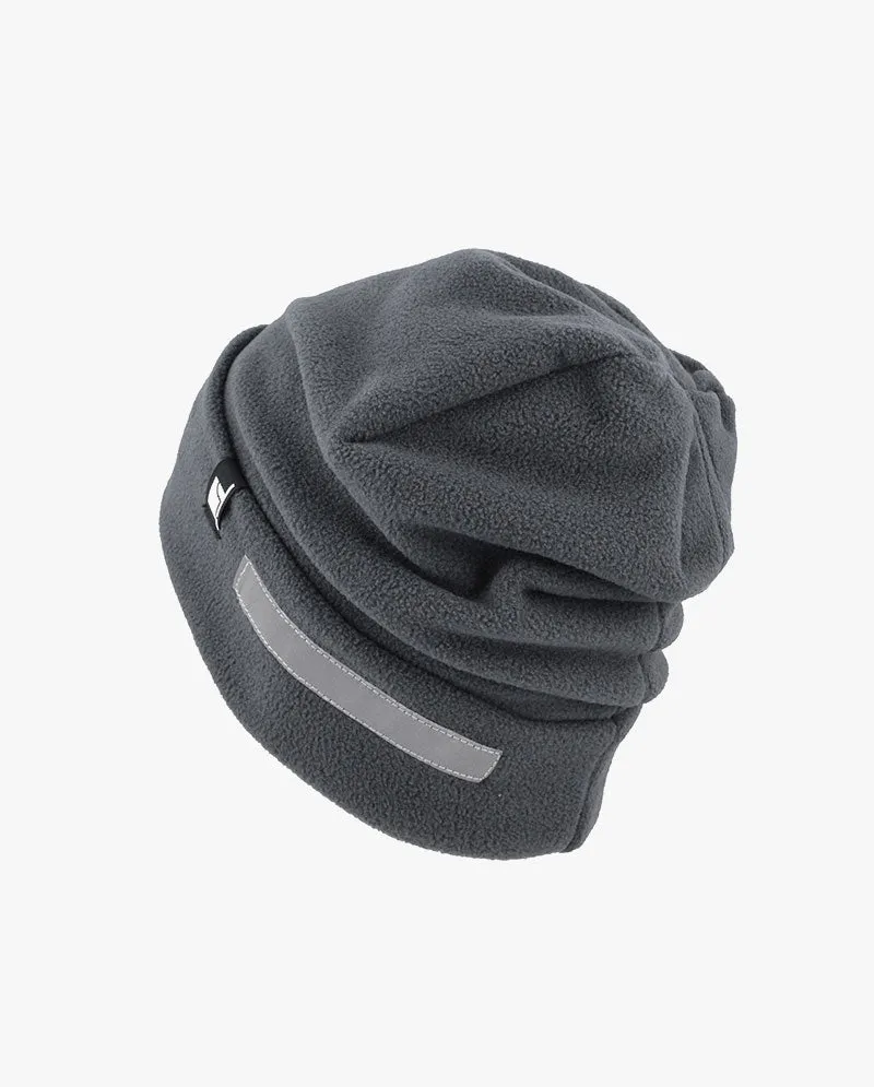 The Hat Depot - Reflective Safety Fleece Beanie