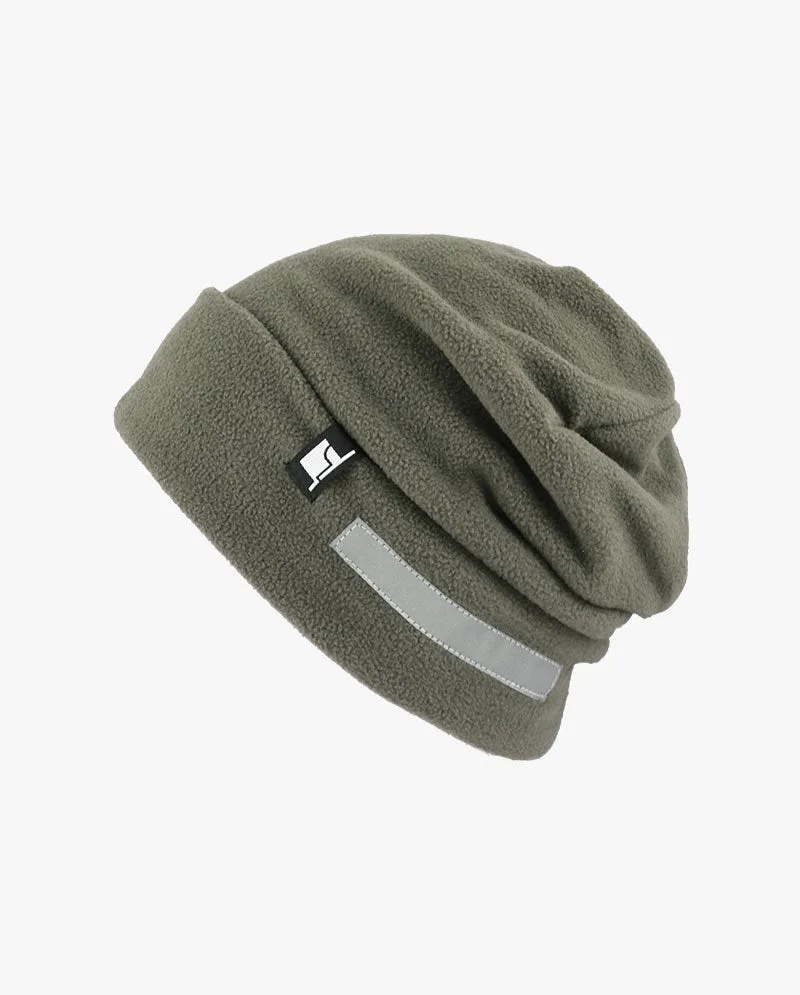 The Hat Depot - Reflective Safety Fleece Beanie